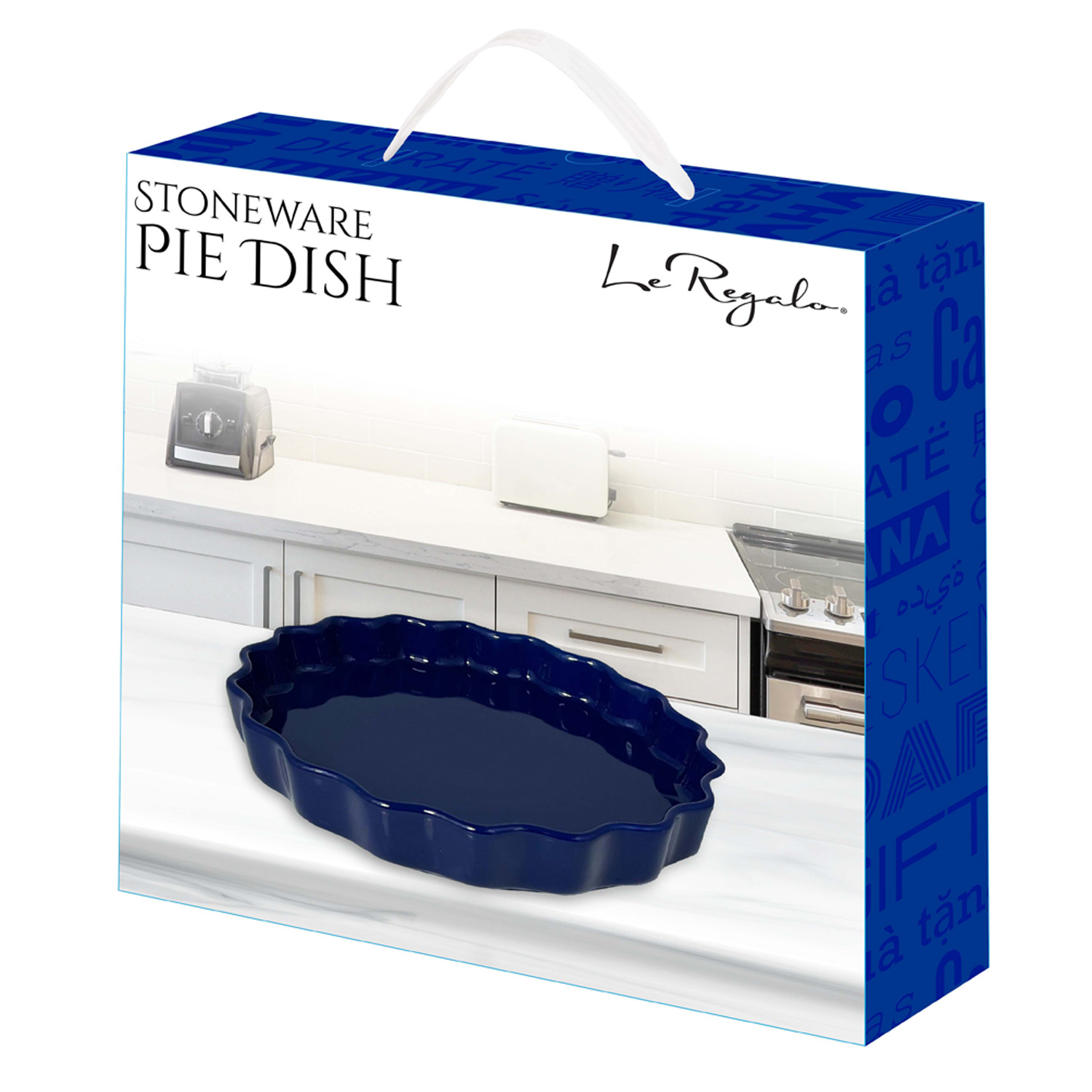 Le Regalo Stoneware Pie Dish