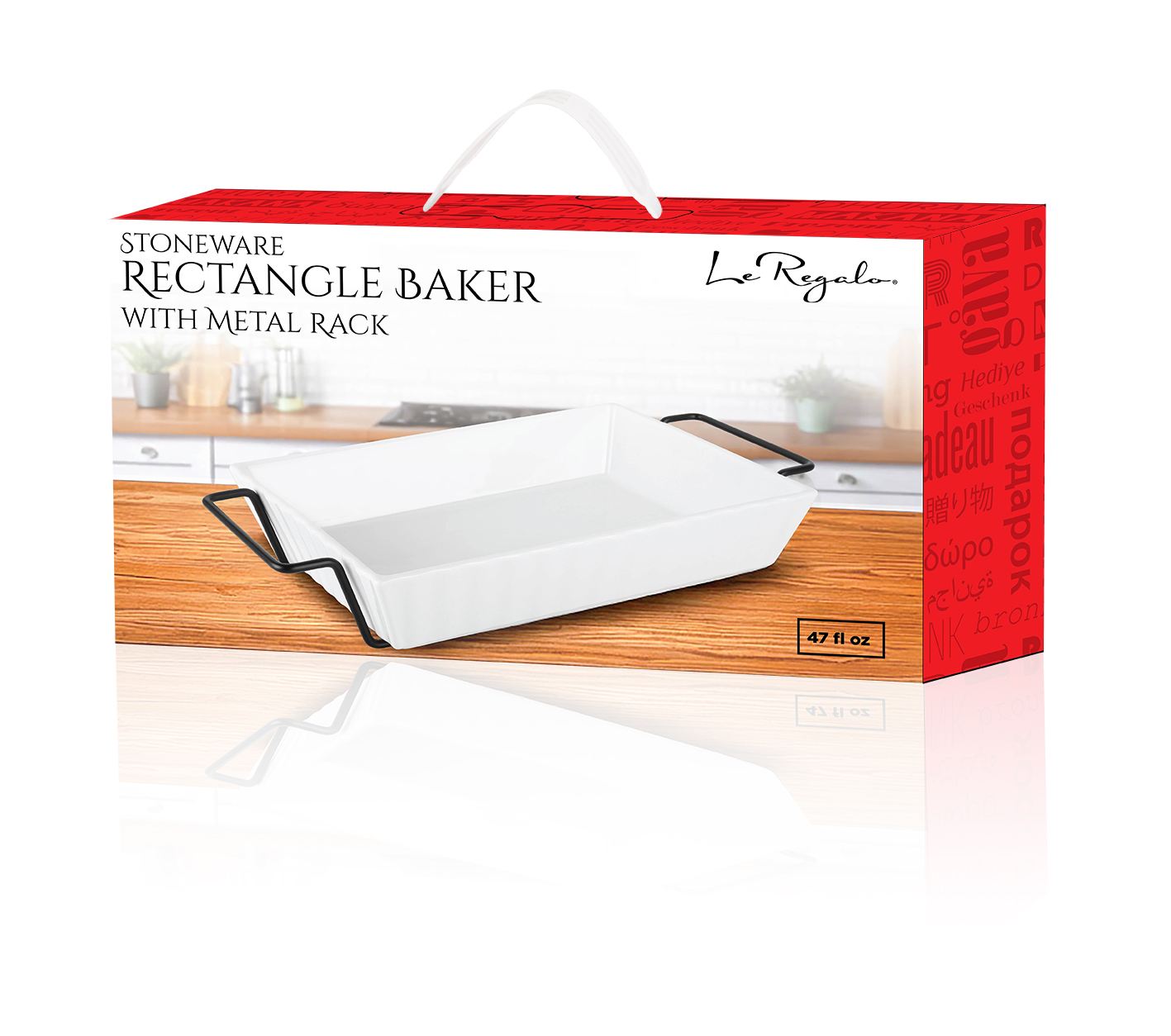 Le regalo rectangular baker packaging