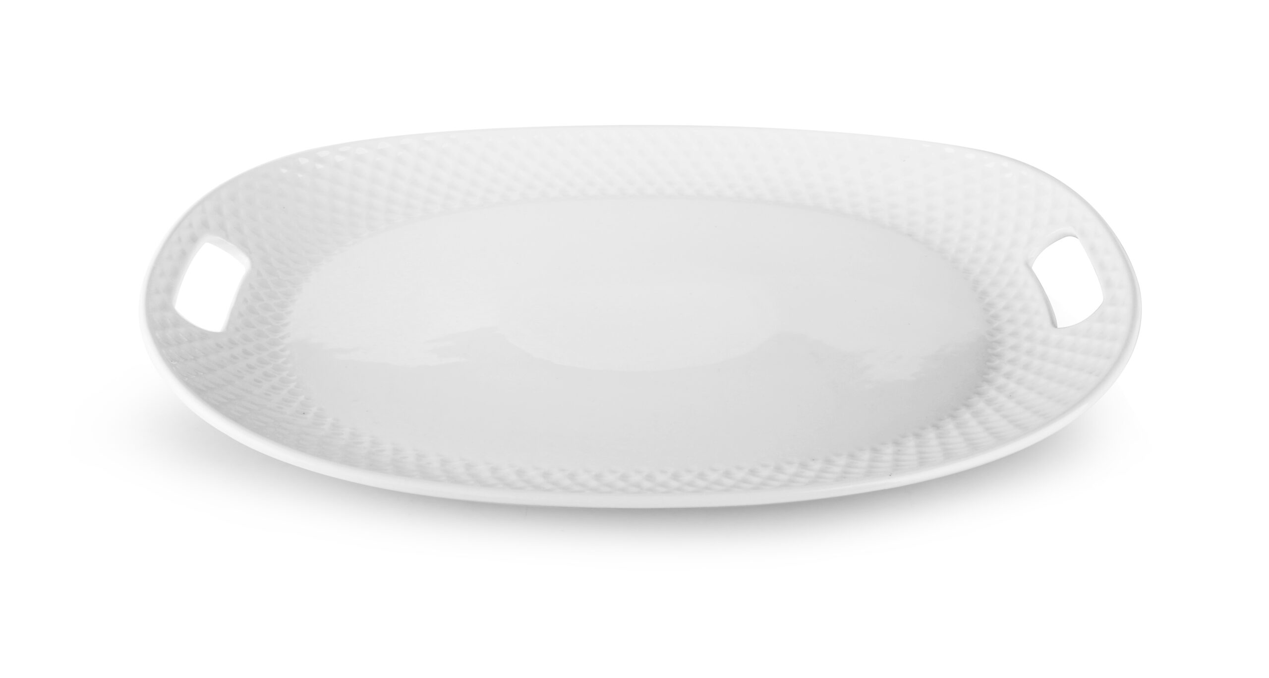 Le Regalo Stoneware Oval Platter with Handles