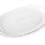 Le Regalo Stoneware Oval Platter with Handles