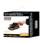 American Builder cordless mattress and furniture vacuum with UV light and 8000Pa suction retail packaging